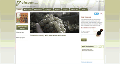 Desktop Screenshot of en.vinum.cat