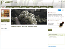 Tablet Screenshot of en.vinum.cat
